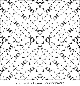 Textura elegante con figuras de líneas.Patrón geométrico en blanco y negro para páginas web, texturas, tarjetas, afiches, tela, textil. Diseño repetitivo gráfico monocromo.