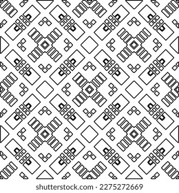 Textura elegante con figuras de líneas.Patrón geométrico en blanco y negro para páginas web, texturas, tarjetas, afiches, tela, textil. Diseño repetitivo gráfico monocromo. 