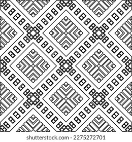 Textura elegante con figuras de líneas.Patrón geométrico en blanco y negro para páginas web, texturas, tarjetas, afiches, tela, textil. Diseño repetitivo gráfico monocromo. 