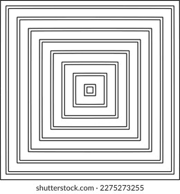Stylish texture with figures from lines.Abstract geometric black and white pattern for web page, textures, card, poster, fabric, textile. Monochrome graphic repeating design. 