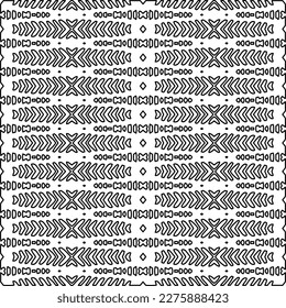 Textura elegante con figuras de líneas.Patrón geométrico en blanco y negro para páginas web, texturas, tarjetas, afiches, tela, textil. Diseño repetitivo gráfico monocromo. 