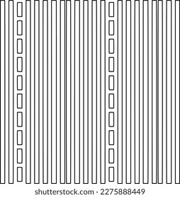 Stylish texture with figures from lines.Abstract geometric black and white pattern for web page, textures, card, poster, fabric, textile. Monochrome graphic repeating design. 