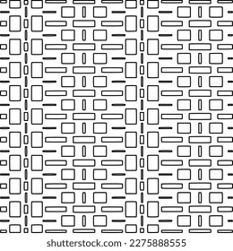 Textura elegante con figuras de líneas.Patrón geométrico en blanco y negro para páginas web, texturas, tarjetas, afiches, tela, textil. Diseño repetitivo gráfico monocromo. 