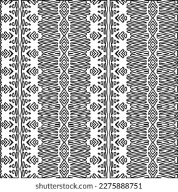 Stylish texture with figures from lines.Abstract geometric black and white pattern for web page, textures, card, poster, fabric, textile. Monochrome graphic repeating design. 