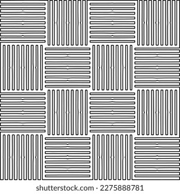 Textura elegante con figuras de líneas.Patrón geométrico en blanco y negro para páginas web, texturas, tarjetas, afiches, tela, textil. Diseño repetitivo gráfico monocromo. 