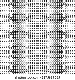 Stylish texture with figures from lines.Abstract geometric black and white pattern for web page, textures, card, poster, fabric, textile. Monochrome graphic repeating design. 