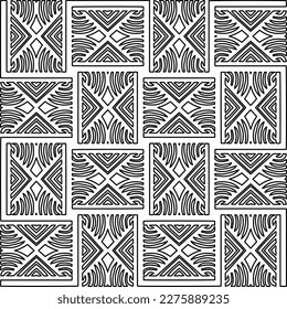 Stylish texture with figures from lines.Abstract geometric black and white pattern for web page, textures, card, poster, fabric, textile. Monochrome graphic repeating design. 