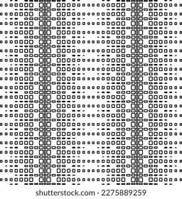 Stylish texture with figures from lines.Abstract geometric black and white pattern for web page, textures, card, poster, fabric, textile. Monochrome graphic repeating design. 