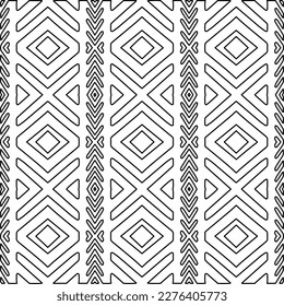 Textura elegante con figuras de líneas.Patrón geométrico en blanco y negro para páginas web, texturas, tarjetas, afiches, tela, textil. Diseño repetitivo gráfico monocromo. 