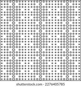 Stylish texture with figures from lines.Abstract geometric black and white pattern for web page, textures, card, poster, fabric, textile. Monochrome graphic repeating design. 