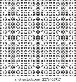 Stylish texture with figures from lines.Abstract geometric black and white pattern for web page, textures, card, poster, fabric, textile. Monochrome graphic repeating design. 