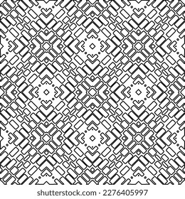 Textura elegante con figuras de líneas.Patrón geométrico en blanco y negro para páginas web, texturas, tarjetas, afiches, tela, textil. Diseño repetitivo gráfico monocromo. 