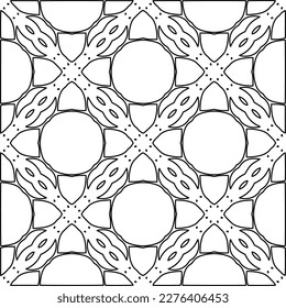 Stylish texture with figures from lines.Abstract geometric black and white pattern for web page, textures, card, poster, fabric, textile. Monochrome graphic repeating design. 