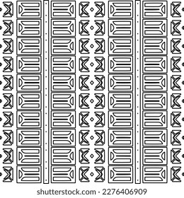 Textura elegante con figuras de líneas.Patrón geométrico en blanco y negro para páginas web, texturas, tarjetas, afiches, tela, textil. Diseño repetitivo gráfico monocromo. 