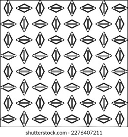 Stylish texture with figures from lines.Abstract geometric black and white pattern for web page, textures, card, poster, fabric, textile. Monochrome graphic repeating design. 