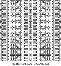 Stylish texture with figures from lines.Abstract geometric black and white pattern for web page, textures, card, poster, fabric, textile. Monochrome graphic repeating design. 