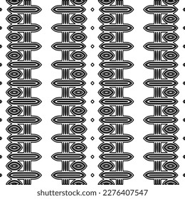 Stylish texture with figures from lines.Abstract geometric black and white pattern for web page, textures, card, poster, fabric, textile. Monochrome graphic repeating design. 