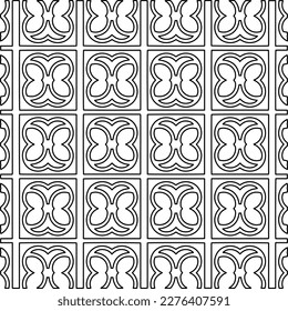 Textura elegante con figuras de líneas.Patrón geométrico en blanco y negro para páginas web, texturas, tarjetas, afiches, tela, textil. Diseño repetitivo gráfico monocromo. 