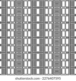 Stylish texture with figures from lines.Abstract geometric black and white pattern for web page, textures, card, poster, fabric, textile. Monochrome graphic repeating design. 