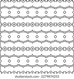 Stilvolle Textur mit Figuren aus Linien.Abstraktes geometrisches Schwarz-Weiß Muster für Webseiten, Texturen, Karten, Poster, Stoff, Textilien. Monochrome grafische Wiederholungsdesign. 