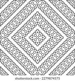 Textura elegante con figuras de líneas.Patrón geométrico en blanco y negro para páginas web, texturas, tarjetas, afiches, tela, textil. Diseño repetitivo gráfico monocromo. 