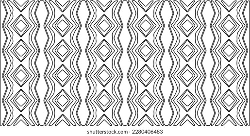 Textura elegante con figuras de líneas.Patrón geométrico en blanco y negro para páginas web, texturas, tarjetas, afiches, tela, textil. Diseño repetitivo gráfico monocromo. 