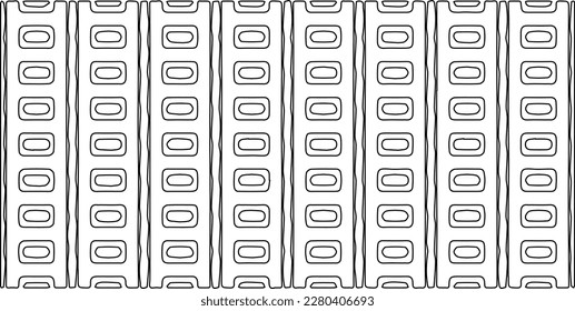 Stylish texture with figures from lines.Abstract geometric black and white pattern for web page, textures, card, poster, fabric, textile. Monochrome graphic repeating design. 