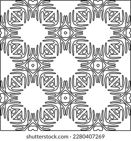 Stilvolle Textur mit Figuren aus Linien.Abstraktes geometrisches Schwarz-Weiß Muster für Webseiten, Texturen, Karten, Poster, Stoff, Textilien. Monochrome grafische Wiederholungsdesign. 