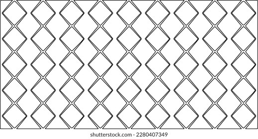 Stylish texture with figures from lines.Abstract geometric black and white pattern for web page, textures, card, poster, fabric, textile. Monochrome graphic repeating design. 