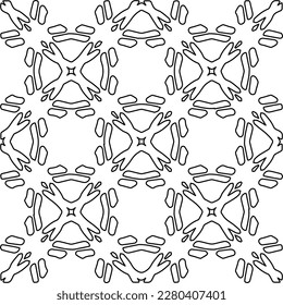 Textura elegante con figuras de líneas.Patrón geométrico en blanco y negro para páginas web, texturas, tarjetas, afiches, tela, textil. Diseño repetitivo gráfico monocromo. 