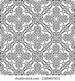 Texture élégante avec des figures de lignes.Motif abstrait géométrique noir et blanc pour page Web, textures, carte, affiche, tissu. Conception extensible monochrome. 