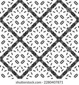 Stylish texture with figures from lines.Abstract geometric black and white pattern for web page, textures, card, poster, fabric, textile. Monochrome graphic repeating design. 