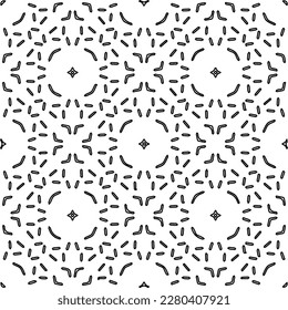 Stylish texture with figures from lines.Abstract geometric black and white pattern for web page, textures, card, poster, fabric, textile. Monochrome graphic repeating design. 