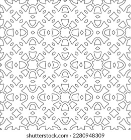 Textura elegante con figuras de líneas.Patrón geométrico en blanco y negro para páginas web, texturas, tarjetas, afiches, tela, textil. Diseño repetitivo gráfico monocromo. 