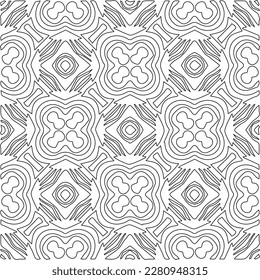 Textura elegante con figuras de líneas.Patrón geométrico en blanco y negro para páginas web, texturas, tarjetas, afiches, tela, textil. Diseño repetitivo gráfico monocromo. 