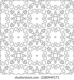 Textura elegante con figuras de líneas.Patrón geométrico en blanco y negro para páginas web, texturas, tarjetas, afiches, tela, textil. Diseño repetitivo gráfico monocromo. 