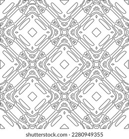 Textura elegante con figuras de líneas.Patrón geométrico en blanco y negro para páginas web, texturas, tarjetas, afiches, tela, textil. Diseño repetitivo gráfico monocromo. 