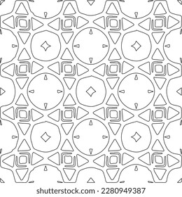 Textura elegante con figuras de líneas.Patrón geométrico en blanco y negro para páginas web, texturas, tarjetas, afiches, tela, textil. Diseño repetitivo gráfico monocromo. 