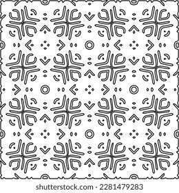 Stilvolle Textur mit Figuren aus Linien.Abstraktes geometrisches Schwarz-Weiß Muster für Webseiten, Texturen, Karten, Poster, Stoff, Textilien. Monochrome grafische Wiederholungsdesign. 