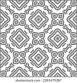 Textura elegante con figuras de líneas.Patrón geométrico en blanco y negro para páginas web, texturas, tarjetas, afiches, tela, textil. Diseño repetitivo gráfico monocromo. 