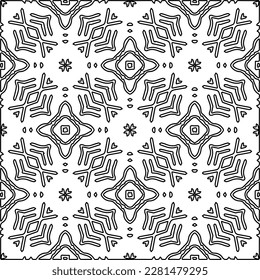 Textura elegante con figuras de líneas.Patrón geométrico en blanco y negro para páginas web, texturas, tarjetas, afiches, tela, textil. Diseño repetitivo gráfico monocromo. 