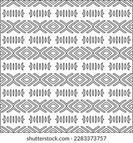 Textura elegante con figuras de líneas.Patrón geométrico en blanco y negro para páginas web, texturas, tarjetas, afiches, tela, textil. Diseño repetitivo gráfico monocromo. 