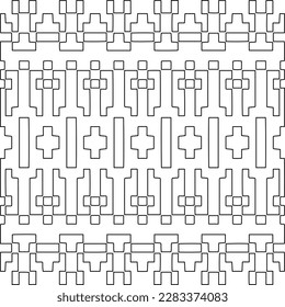 
Textura elegante con figuras de líneas.Patrón geométrico en blanco y negro para páginas web, texturas, tarjetas, afiches, tela, textil. Diseño repetitivo gráfico monocromo. 