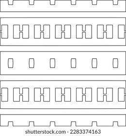 
Textura elegante con figuras de líneas.Patrón geométrico en blanco y negro para páginas web, texturas, tarjetas, afiches, tela, textil. Diseño repetitivo gráfico monocromo. 