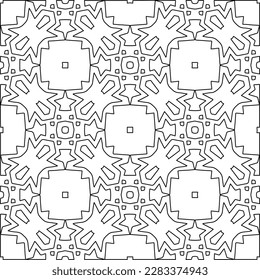 
Stylish texture with figures from lines.Abstract geometric black and white pattern for web page, textures, card, poster, fabric, textile. Monochrome graphic repeating design. 