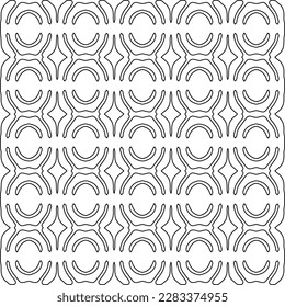 
Stylish texture with figures from lines.Abstract geometric black and white pattern for web page, textures, card, poster, fabric, textile. Monochrome graphic repeating design. 