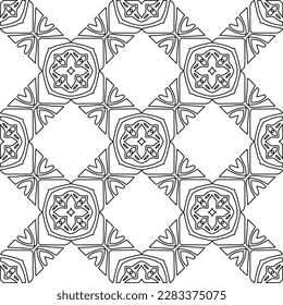 
Stylish texture with figures from lines.Abstract geometric black and white pattern for web page, textures, card, poster, fabric, textile. Monochrome graphic repeating design. 
