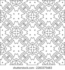 Textura elegante con figuras de líneas.Patrón geométrico en blanco y negro para páginas web, texturas, tarjetas, afiches, tela, textil. Diseño repetitivo gráfico monocromo. 