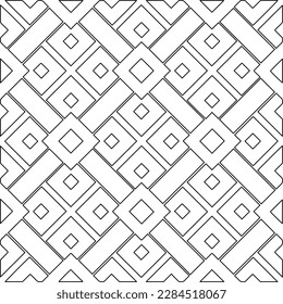 Textura elegante con figuras de líneas.Patrón geométrico en blanco y negro para páginas web, texturas, tarjetas, afiches, tela, textil. Diseño repetitivo gráfico monocromo. 