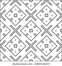 Textura elegante con figuras de líneas.Patrón geométrico en blanco y negro para páginas web, texturas, tarjetas, afiches, tela, textil. Diseño repetitivo gráfico monocromo. 